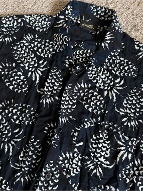 Stan Ray Pineapple Button Down Short Sleeve Shirt
